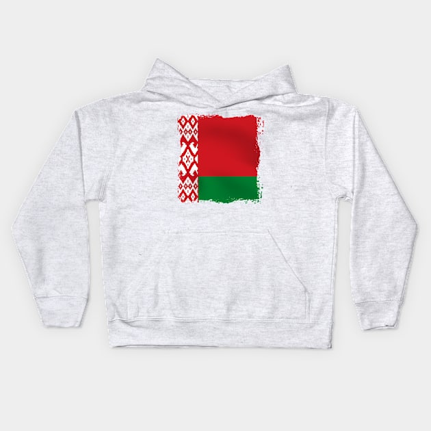 Belarus Artwork Kids Hoodie by SASTRAVILA